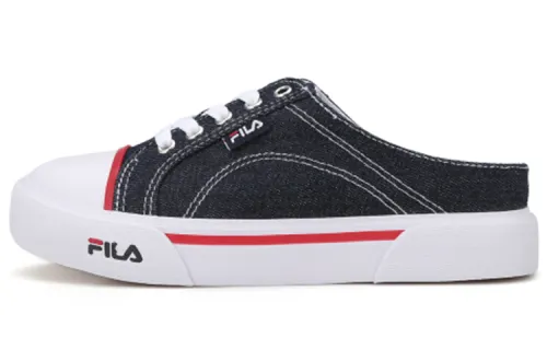 FILA Classic Kicks Skateboard Shoes Unisex Low Top Denim Blue