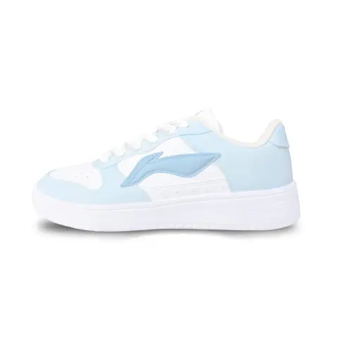 Li Ning Floating Boat Wear resistant And Lightweight Low top Skateboard Shoes Women's Blue