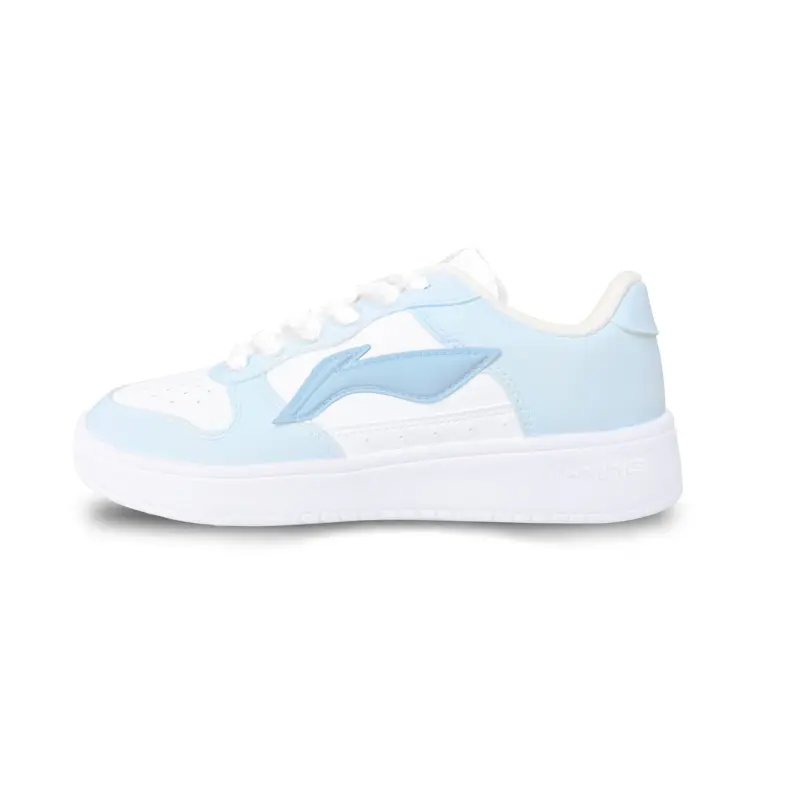 Li Ning Floating Boat Wear resistant And Lightweight Low top Skateboard Shoes Women's Blue