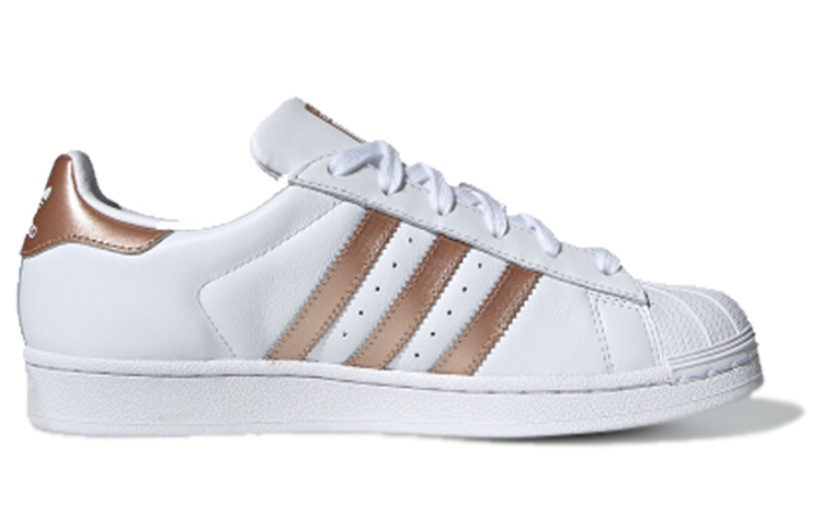 Женские кеды adidas originals (бронзово-белые) — фото 2