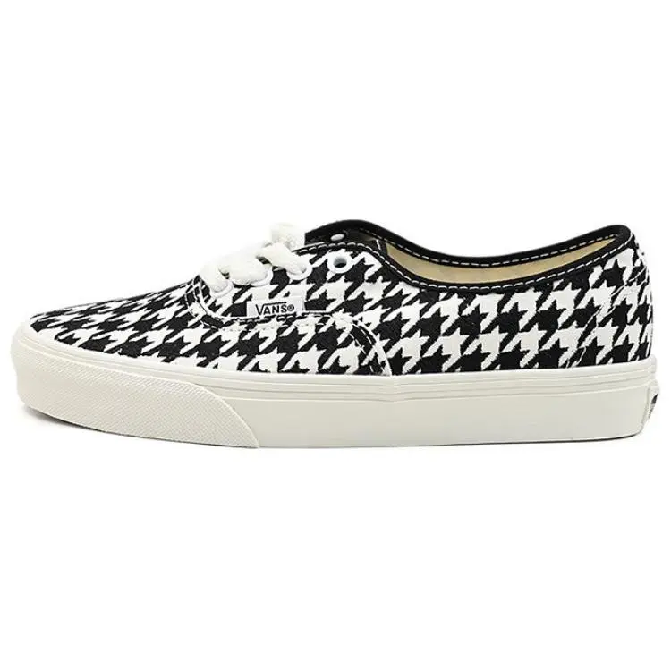 Vans Authentic Abrasion Resistant Abrasion Resistant Low top Skateboard Shoes Unisex Black White
