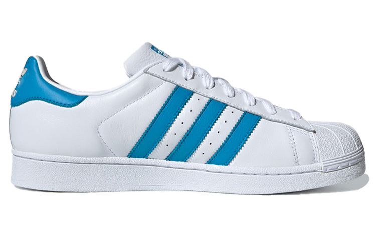 Кеды adidas Superstar (бело-синие) — фото 2