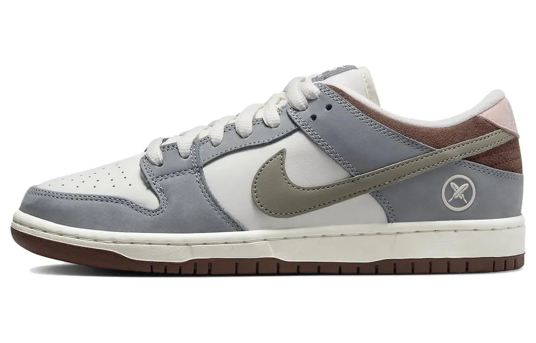 Nike x Yuto Horigome Dunk SB Dunk Low Collaboration Low top Skateboard Shoes Unisex Gray White