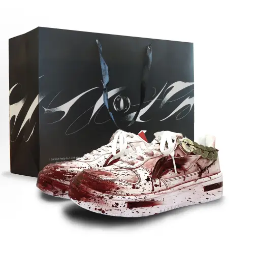 Li Ning Floating Boat Slip Resistant Abrasion Resistant Low top Skateboard Shoes Men's Red White