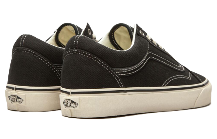 Кеды Vans Old Skool (черно-серые) — фото 4