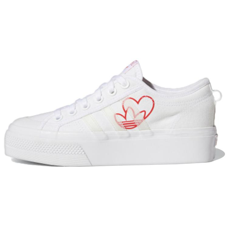 Adidas Wmns Nizza Platform 'White Red Heart' Women's