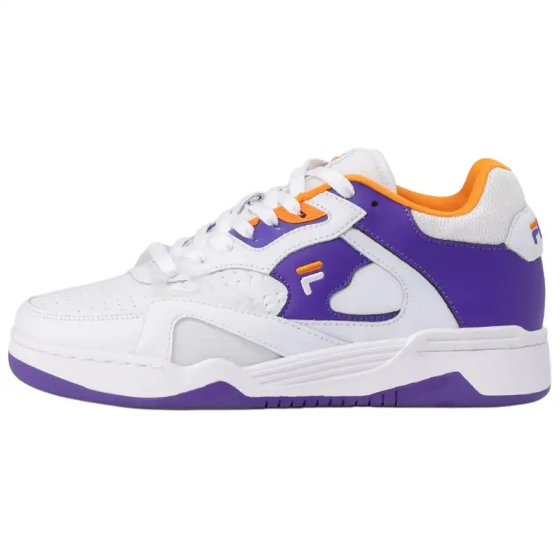 FILA Low top Skateboard Shoes Women's White Purple Orange