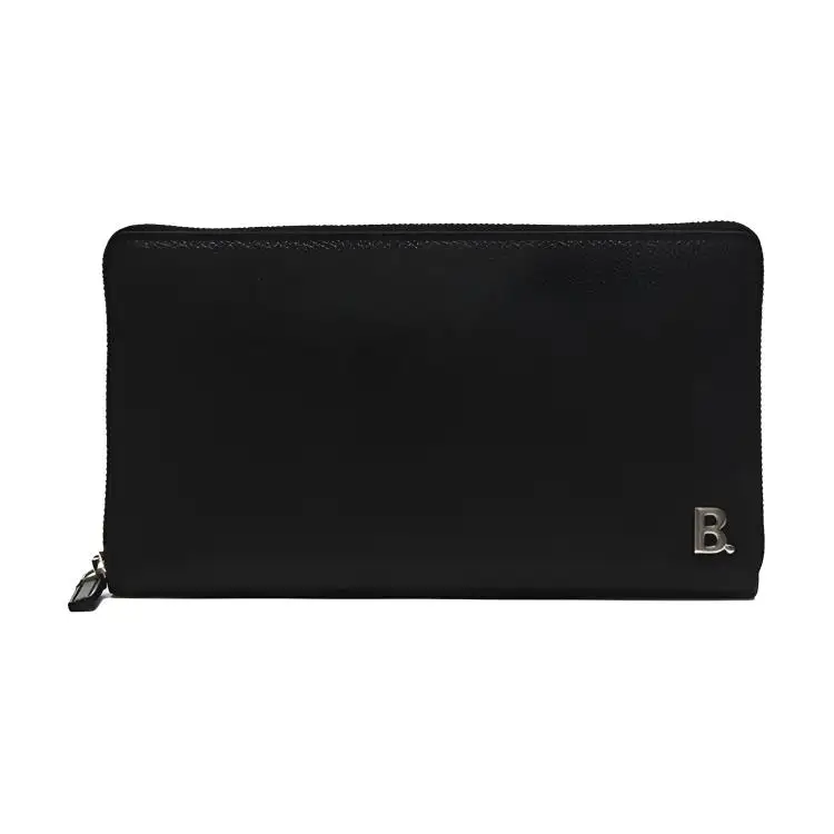 Balenciaga Calfskin Wallet Regular Unisex Black