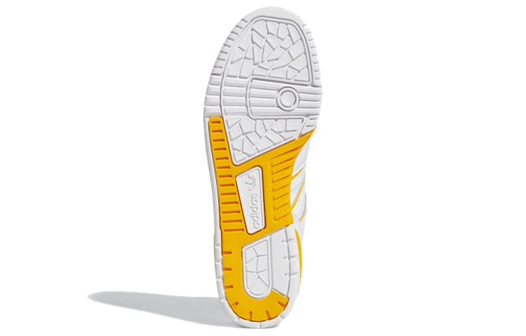 Мужские кеды adidas originals Rivalry Low (бело-желтые) — Белый / жёлтый — фото 6