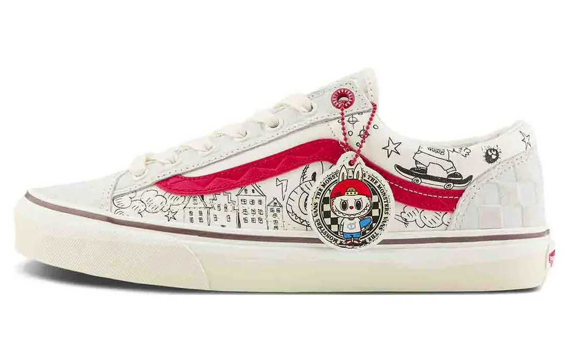 The Monsters X Vans Style 36 'White Red'