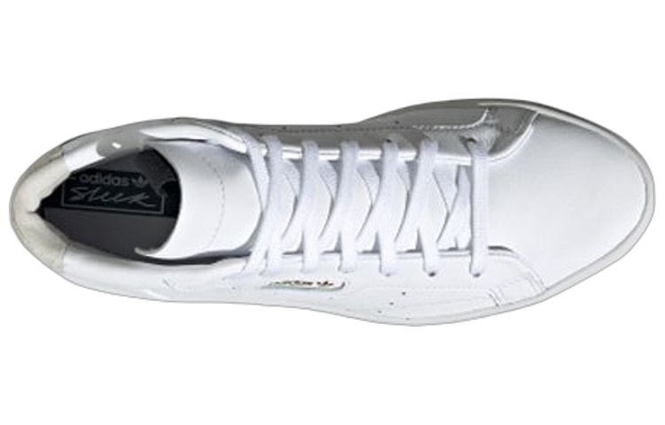 Женские кеды adidas originals Sleek Mid (белые) — фото 4