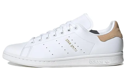Adidas Originals Stan Smith Casual Wear Resistant Skate Shoes White Unisex 'White Light Brown'