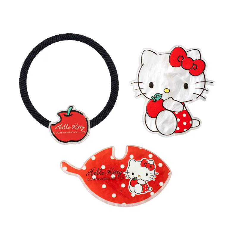 Sanrio Sanrio, hello kitty, cute set, high quality hair accessory, acrylic hair rope