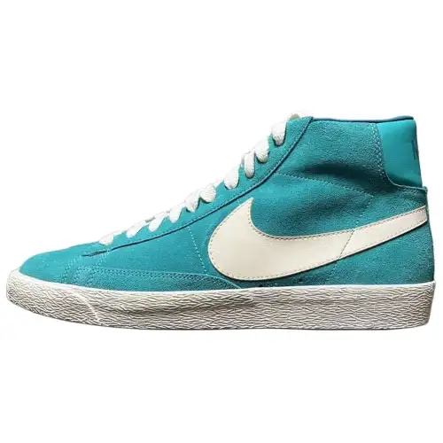 Nike Blazer High Non Slip And Waterproof Abrasion Resistant Mid top Skateboard Shoes Men's Blue