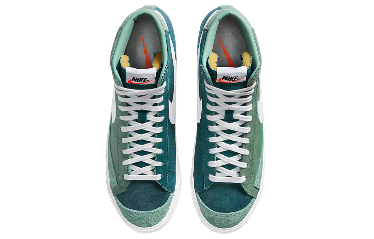Кеды Nike Blazer 77 VNTG Suede Mix (зеленые) — Зелёный — фото 4