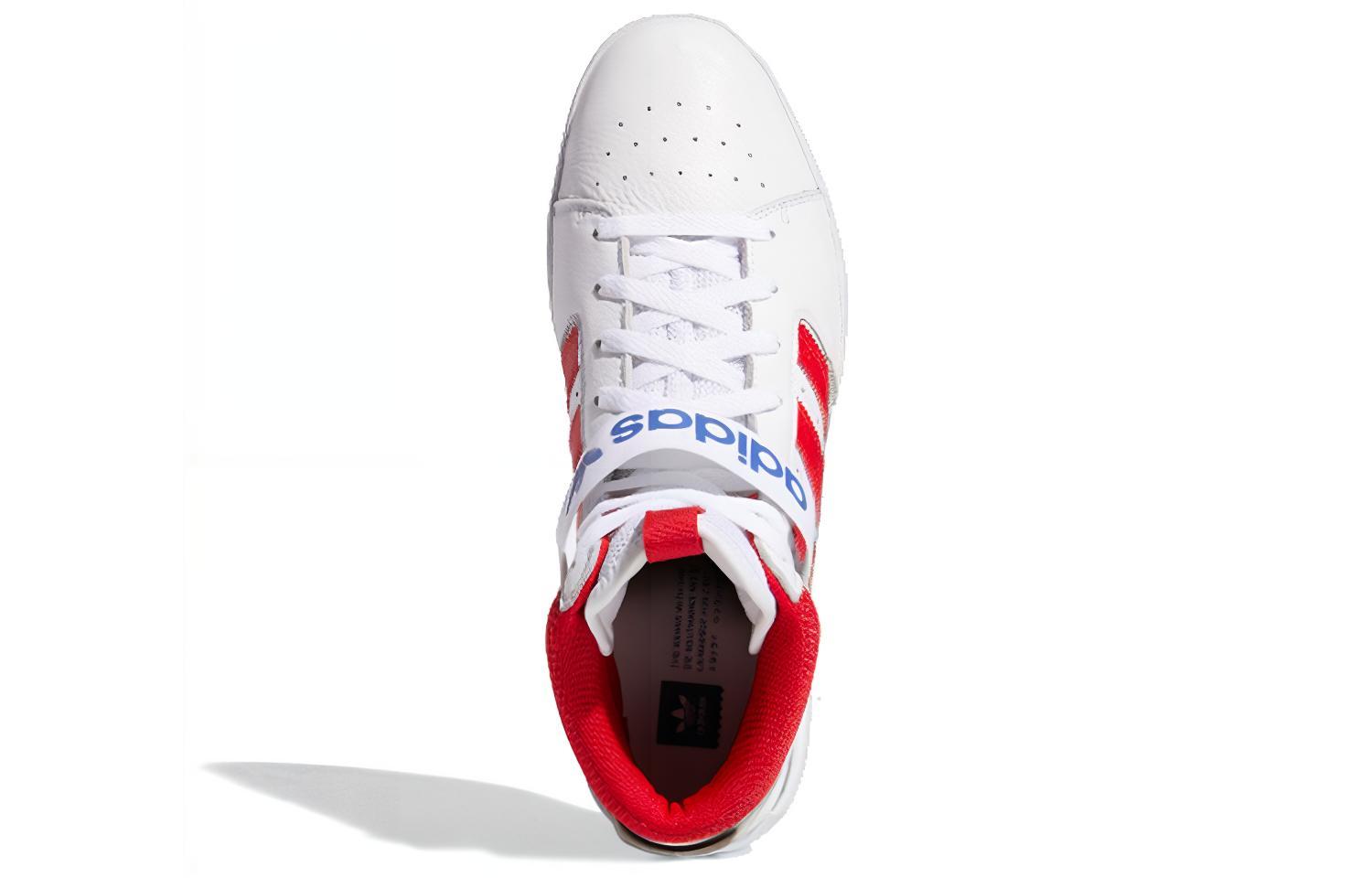 Мужские кеды adidas originals VRX Cup (бело-красные) — фото 5