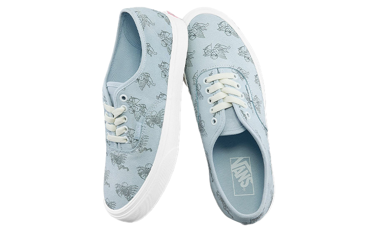 Женские кеды Vans Authentic (серо-белые) — фото 3