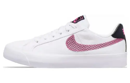 Nike Court Royale Abrasion Resistant Low top Skateboard Shoes Women's White