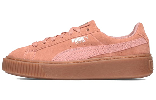 Женские кеды PUMA Suede Platform (розовые) — фото 1