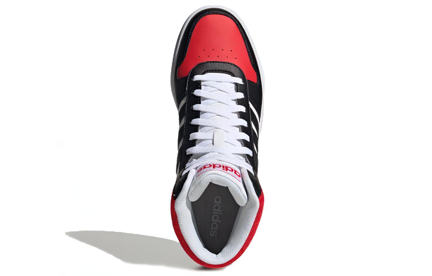 Мужские кеды adidas neo Hoops 2.0 Mid (черные) — фото 4