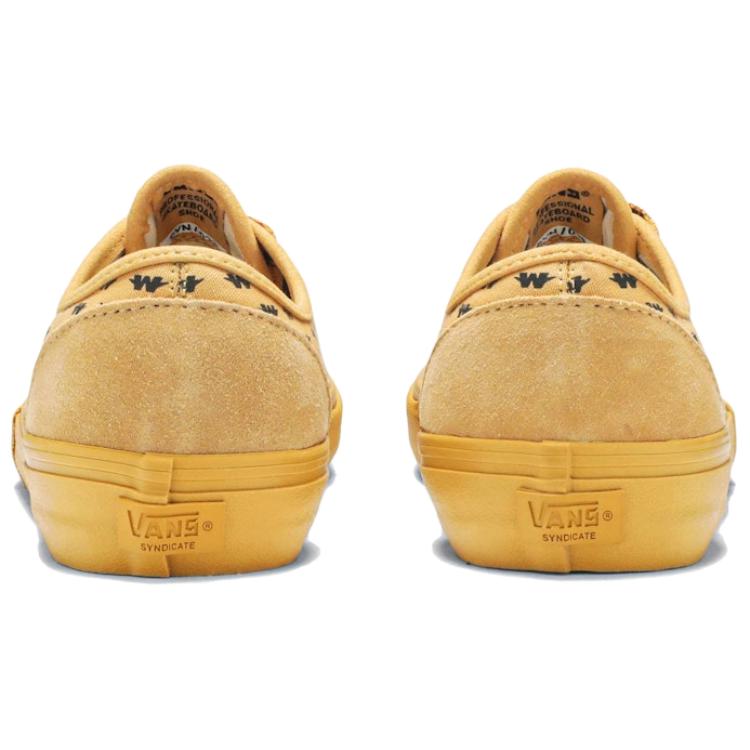 Кеды Vans Authentic (черные) — Жёлтый — фото 4