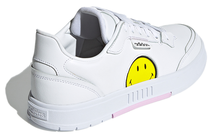 Женские кеды adidas neo Kollide (бело-желтые) — фото 4