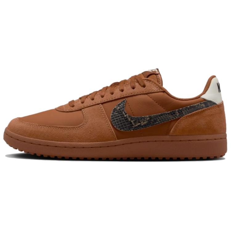 Кеды Nike Field General 82 Snakeskin/Brown (коричневые)