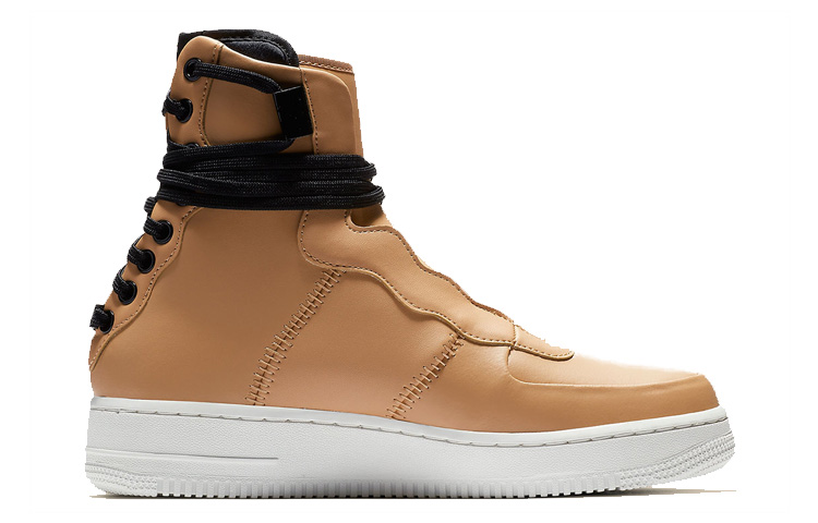 Женские кроссовки Nike Air Force 1 Rebel XX (желтые) — Жёлтый — фото 2