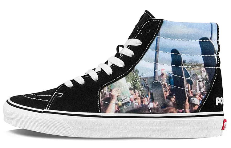 Sk8 Moca x Frances Stark x Sk8 Vans-Hi 'Poets on the Pyre Iii 2015'