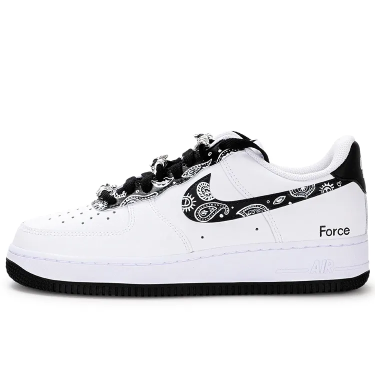 Nike Air Force 1 Impact Resistance Low top Skateboard Shoes Men's Black White