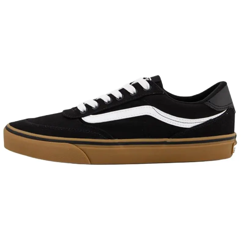Vans Brooklyn LS Low top Skateboard Shoes Men's Black White