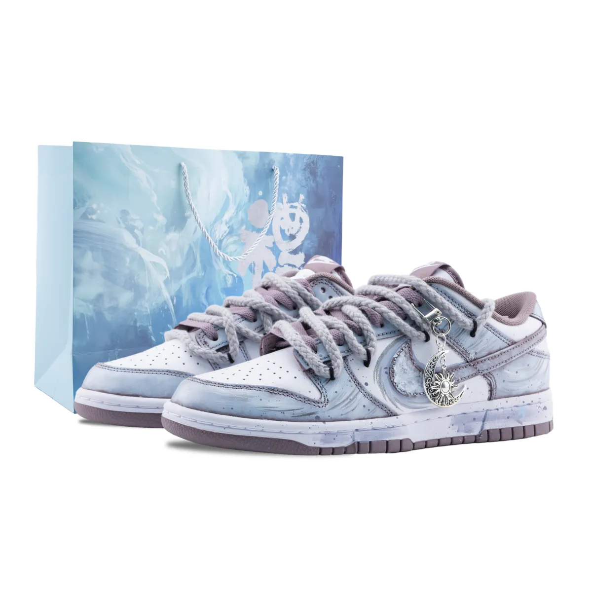 Nike Dunk The Clouds Are Deep And I Don't Know Where Slip Resistant Abrasion Resistant Low top Skateboard Shoes Unisex