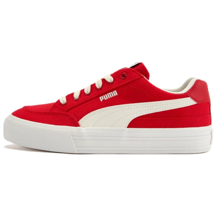 Кеды PUMA Court Classic Vulc FS (красно-белые)
