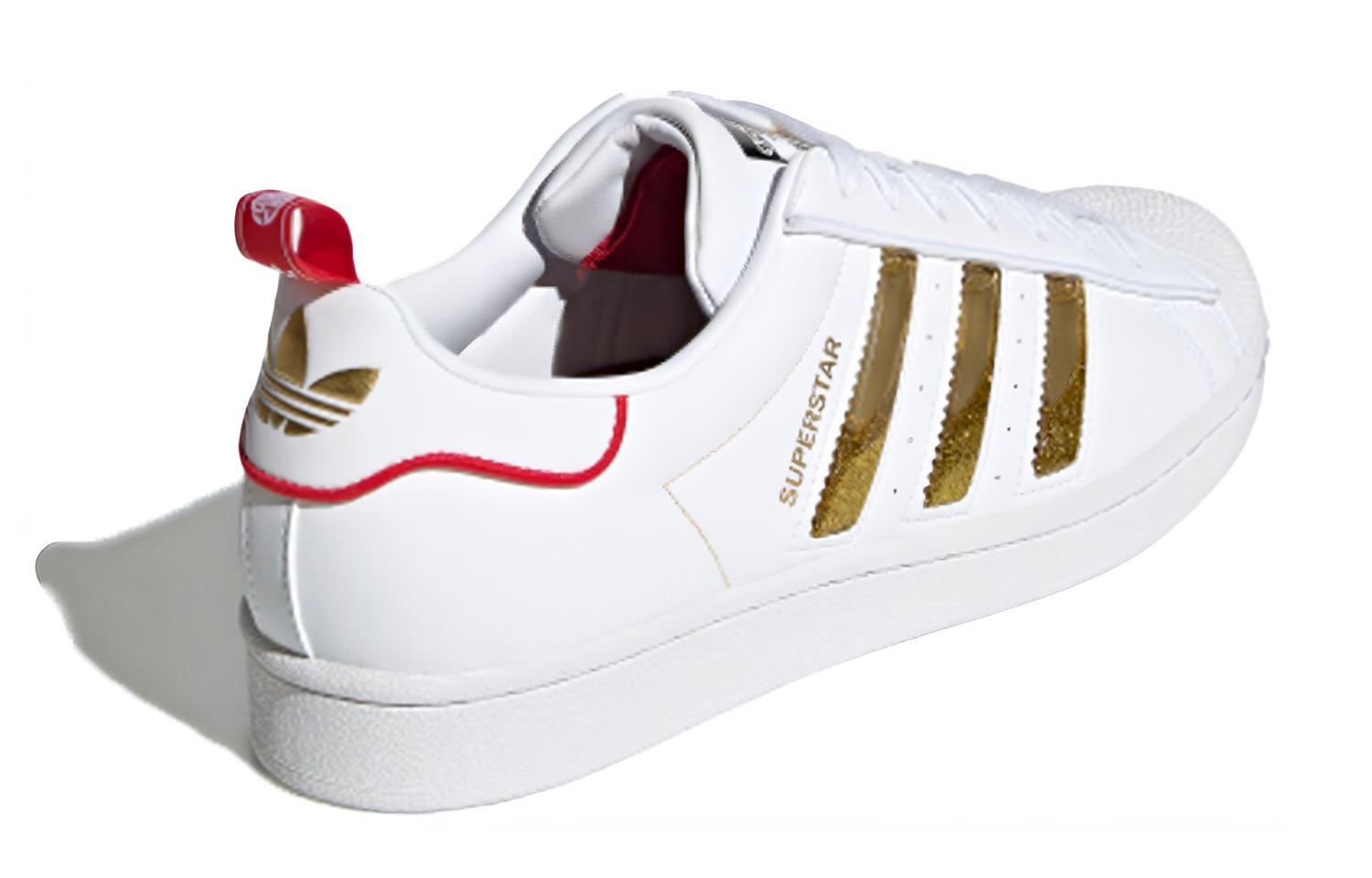 Кеды adidas Originals SUPERSTAR "CNY" (бело-золотой) — фото 4