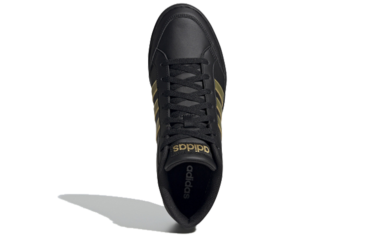 Мужские кеды adidas neo Vs Set Mid (черно-желтые) — фото 5
