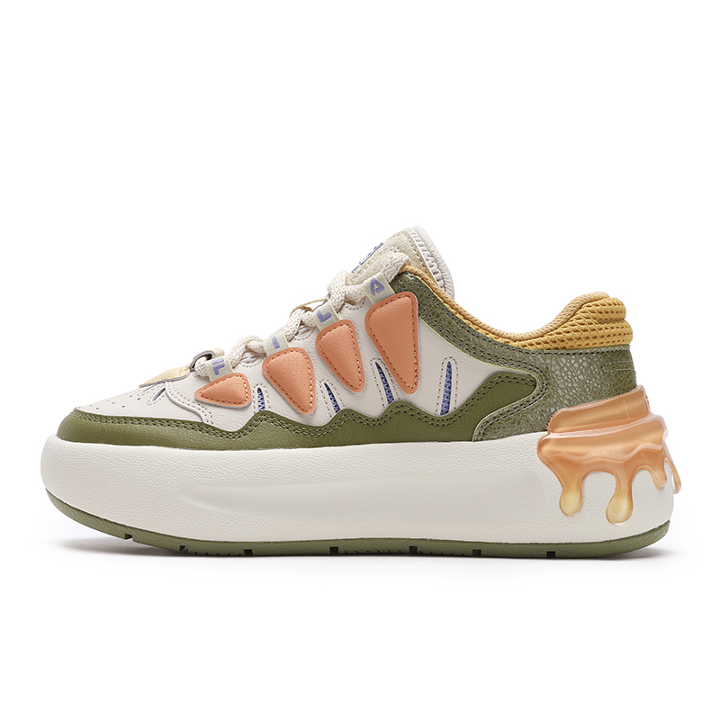 FILA CARROT 1 Slip Resistant, Abrasion Resistant, Breathable, Height Increasing Low top Skateboard Shoes Women's
