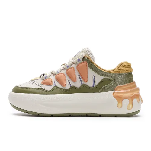 FILA CARROT 1 Slip Resistant, Abrasion Resistant, Breathable, Height Increasing Low top Skateboard Shoes Women's