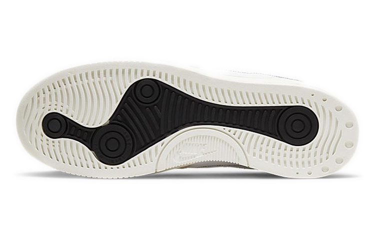 Мужские кеды Nike Squash Type (бело-серо-черная) — Серыйбелый — фото 6