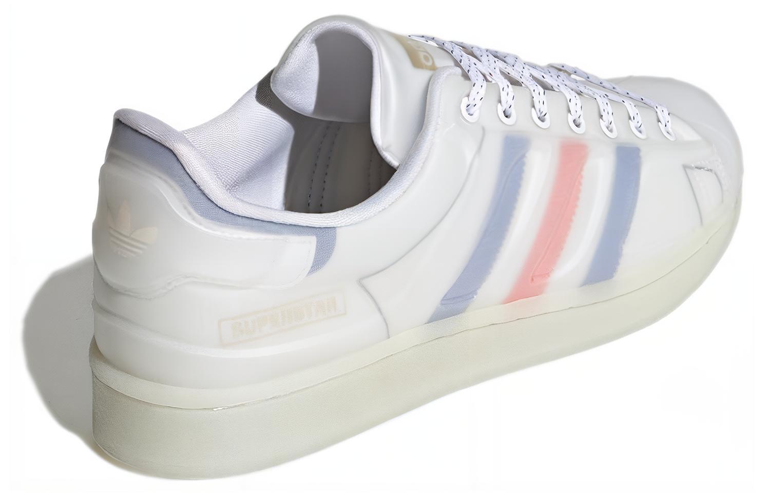 Кеды adidas Superstar Futureshell (бело-розовые) — фото 4