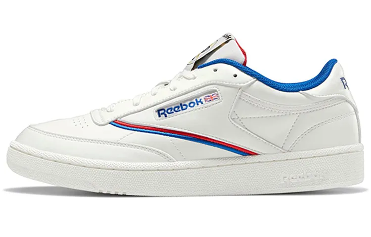 Reebok Club C 85 Low top Skateboard Shoes Unisex White Blue