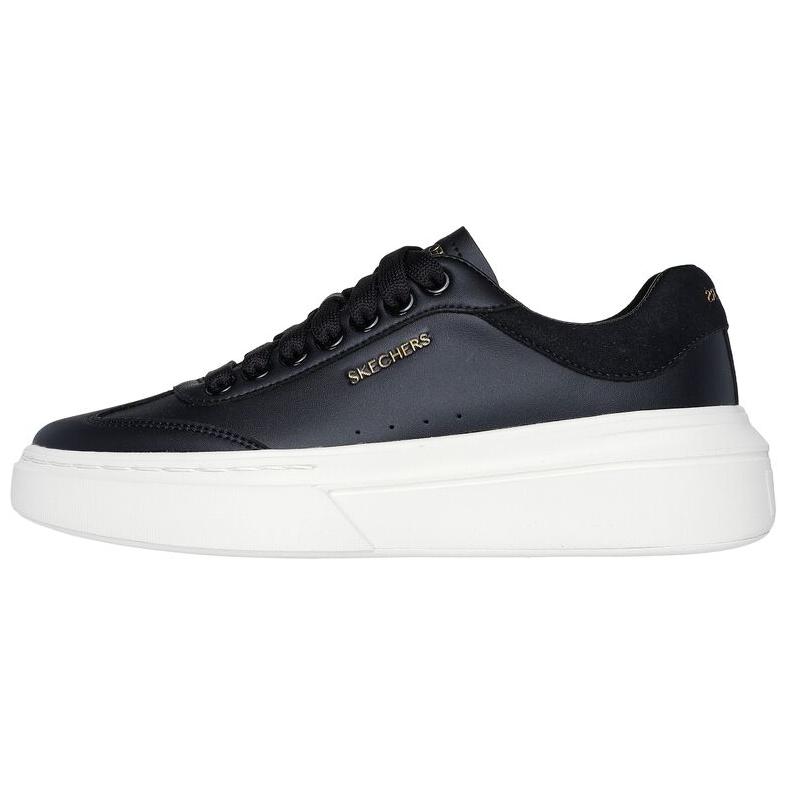 Skechers Cordova Classic Low top Skateboard Shoes Women's Black White