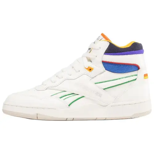 Reebok BB 4000 Mid top Skateboard Shoes Unisex White