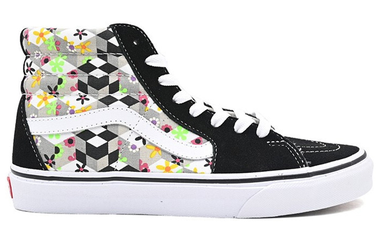 Кеды Vans SK8 (черные) — 黑色印花 — фото 2