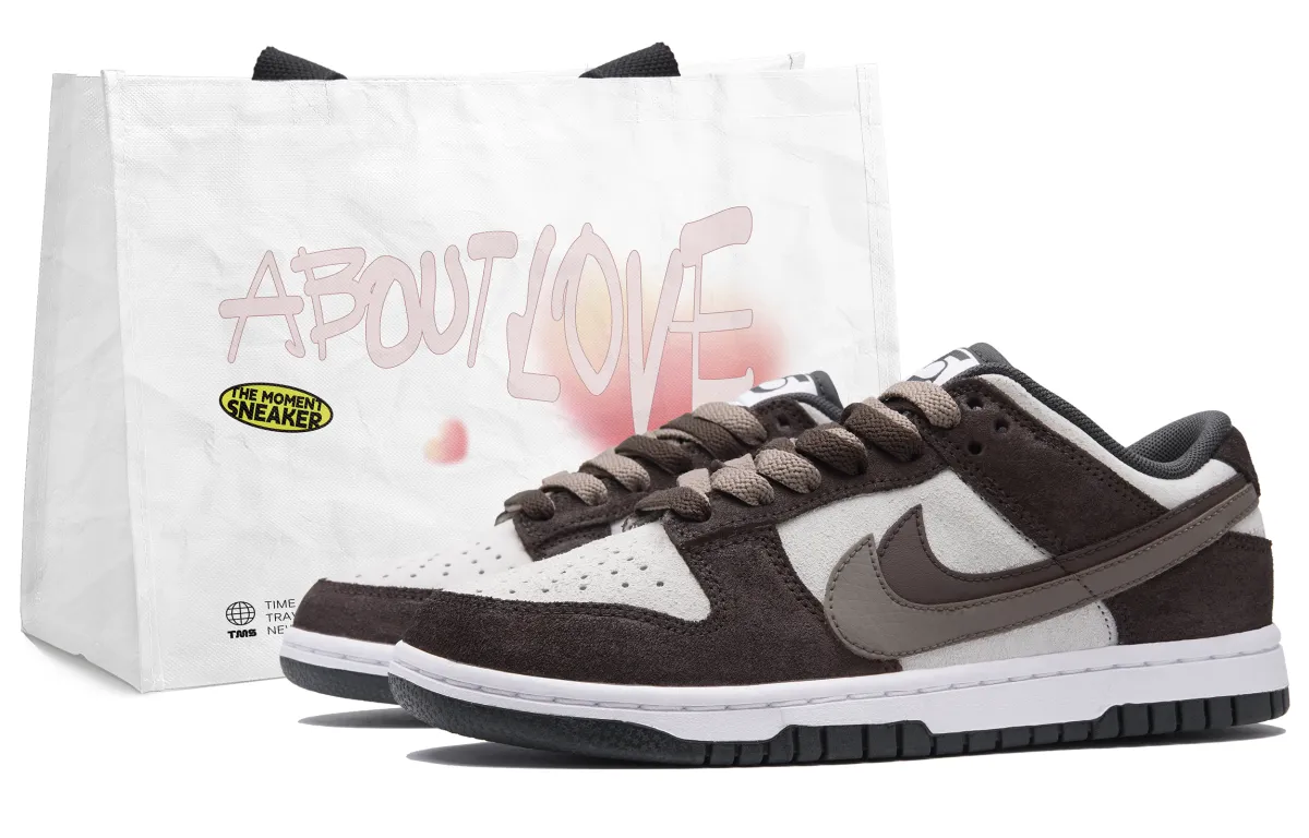 Nike Dunk Mocha Double Hook Low top Skateboard Shoes Unisex Beige Brown