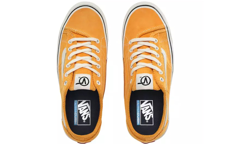 Кеды Vans Bess Ni Cord (оранжево-белые) — Оранжевый / белый — фото 4