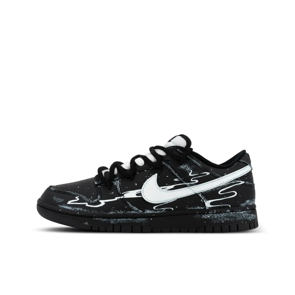 Nike Dunk Singji Prankster XJDD Black Warrior Mi Shadow White Low top Skateboard Shoes Unisex Black White