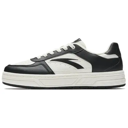 Anta Hundred Rivers Slip Resistant Abrasion Resistant Cushioning Low top Skateboard Shoes Men's Beige Black