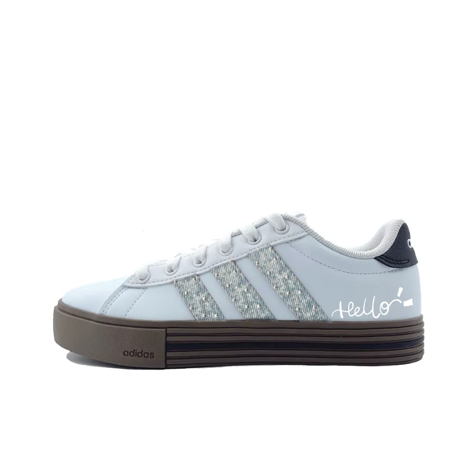 Adidas Daily 4.0 Abrasion Resistant Low top Skateboard Shoes Unisex Blue
