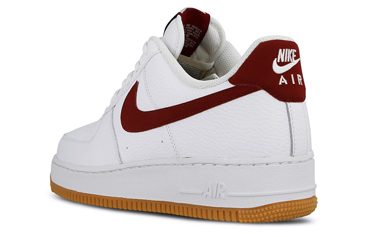 Унисекс кеды Nike Air Force 1 07 Gum Medium Brown (бело-коричневые) — фото 4