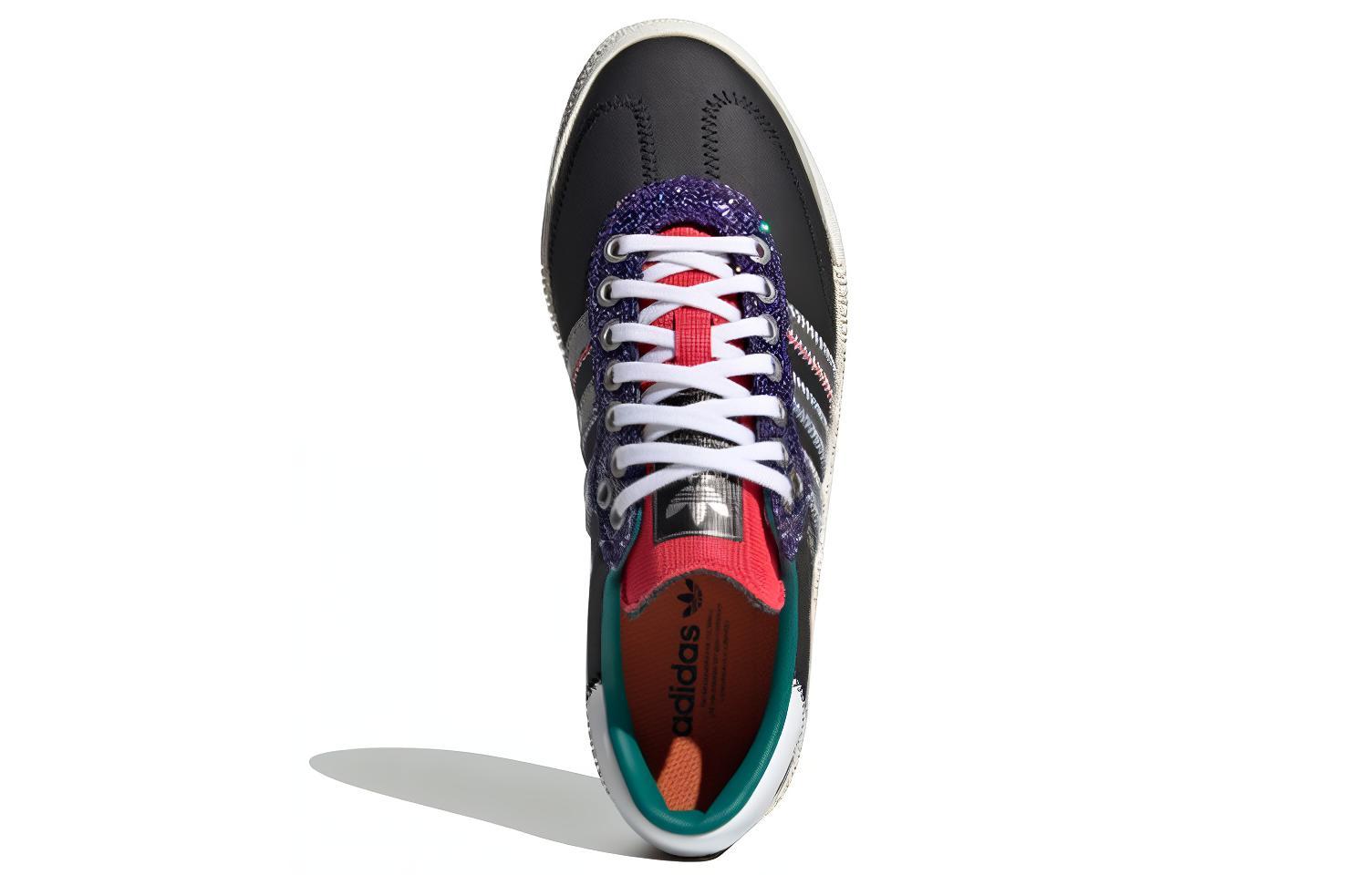 Женские кеды adidas Sambarose (черный / красный / серебристый) — Чёрный / красный / серебристый — фото 5